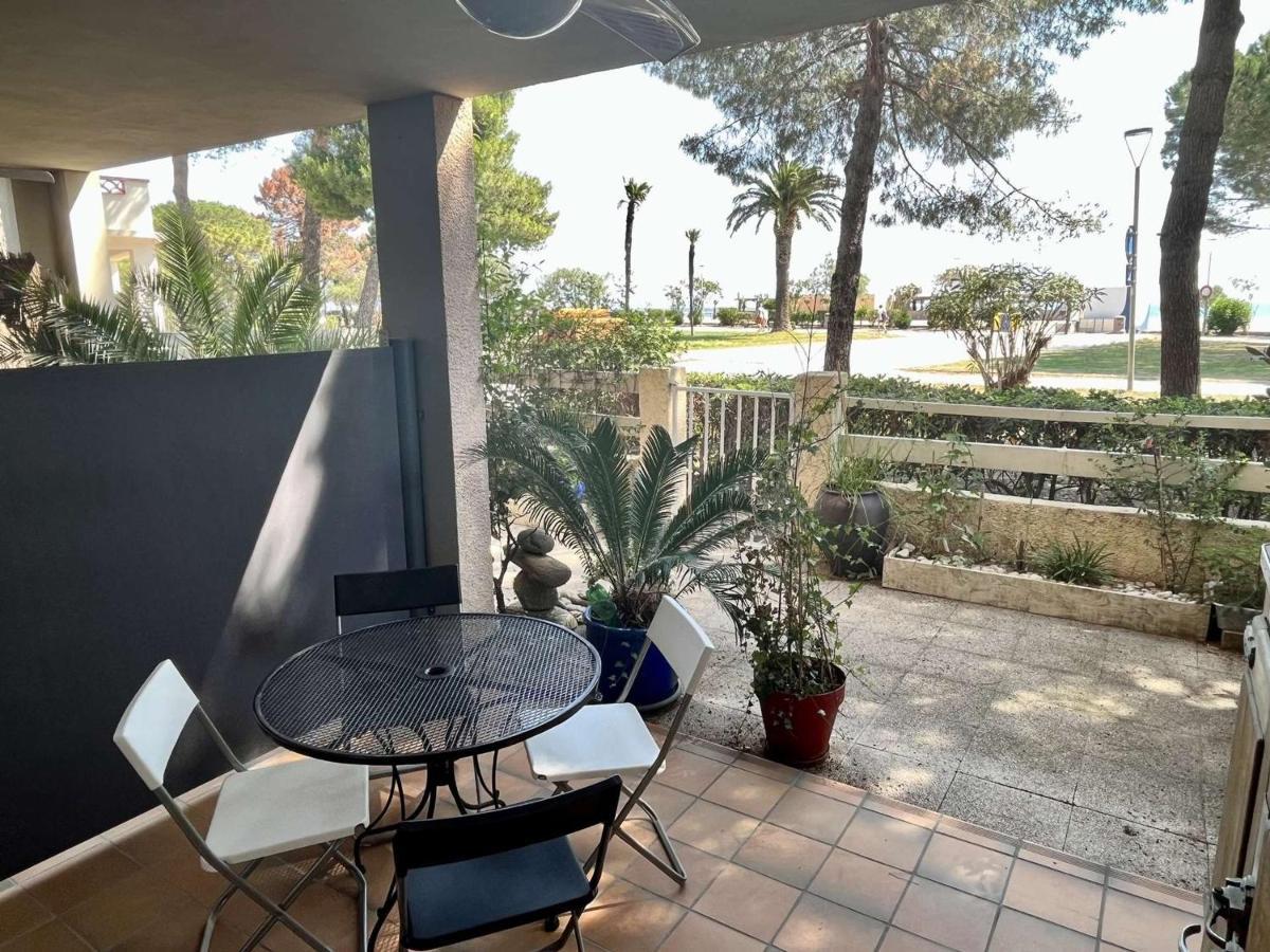 Studio Cabine Avec Terrasse 4 Pers, Acces Direct Plage, Tv, Animaux Admis - Argeles-Sur-Mer - Fr-1-225-798 ภายนอก รูปภาพ